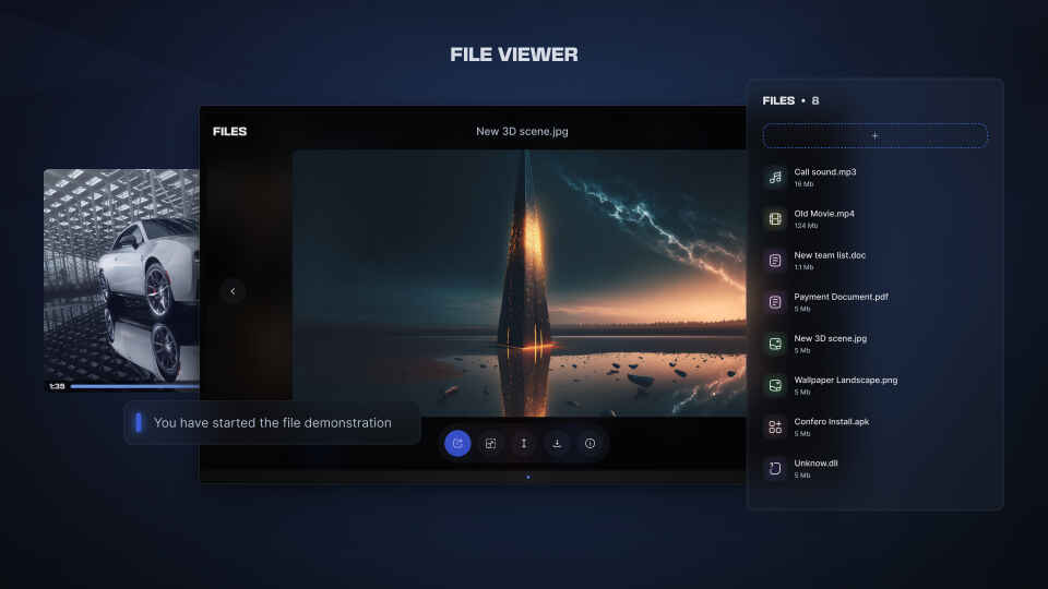 app UI